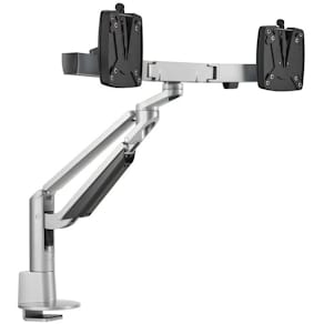 Bildschirmträger Novus, 2 Monitore, silber