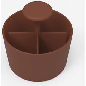 Penneholder Lintex Bowl rød, 150 x 150 x 150 mm, Earth