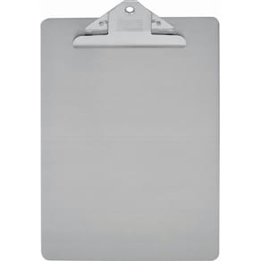Klemplaat MAUL MAULsteel, geheel RVS, A4 staand