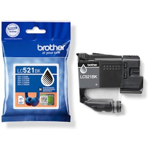Bläckpatron BROTHER LC521BK svart