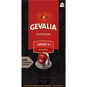 Kaffekapsel GEVALIA Espresso Lungo, 10/fp