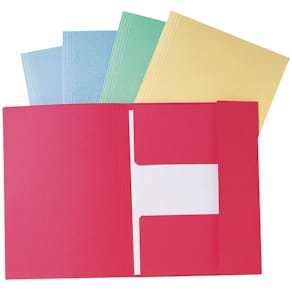 Mapp LYRECO A4 3-klaff 280g grön 50/fp