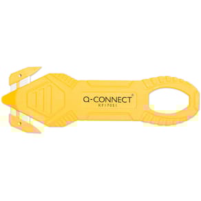 Sicherheits-Cutter Q-CONNECT, Folienschneider, gelb