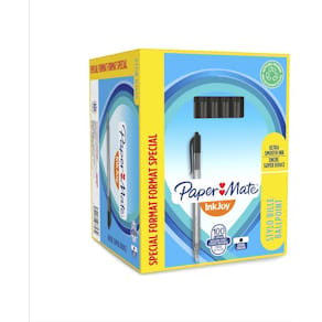 Bläckkulpenna PAPERMATE Inkjoy 100 RT M svart 80+20/FP