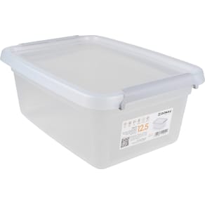 Opbergdoos DONAU Home, 12,5 liter, transparant