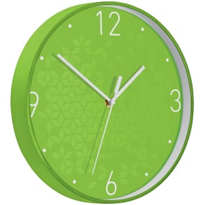 Wanduhr Leitz WOW Quarz, Ø29 cm, grün