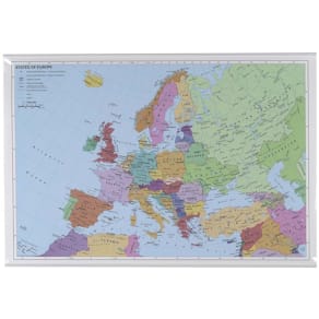 Plakat Naga Europakort 97 x 67 cm