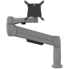 Monitorarm BakkerElkhuizen Space-Arm Single, silber, Gasfeder