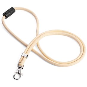 Nyckelband rPET karbinhake beige 10/fp
