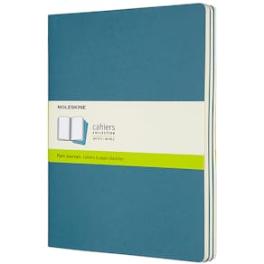 Cahier Journal Olinjerad XL Brisk Blue 3-Pack