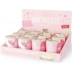 Duftkerze FÜR DICH, im Glas für Mama, sortiert