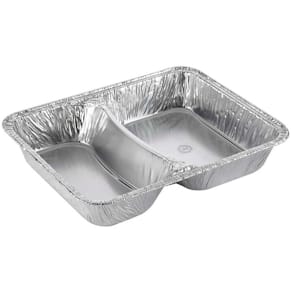 Foliebakke Plus Pack 2-rums 1140 ml, 227x178x39 mm, 100 stk