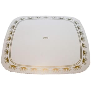 Kakebrett 33x33cm gulldekor (250)