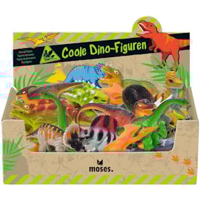 Spielfiguren MOSES. Dinosaurier, sortiert, 12 Stück, 10x5x3 cm