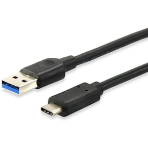 USB-Kabel EQUIP 3.2 Gen 1x1, Type-A auf Type-C, 1,0 m, schwarz
