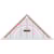 Geodriehoek Maped Technic, hypotenusa 26 cm, 45°, verstelbaar handvat, in etui