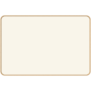 Lintex FRAME Glastavla, SILK-GLASS®, 1500 × 1000 × 50 mm, Pale