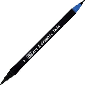ZIG Art & Graphic Twin dull blue