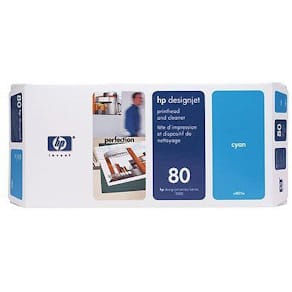 HP 80 cyan printhead, WW