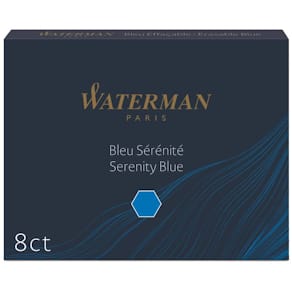 Tintenpatrone Waterman, 8 Stück, floridablau