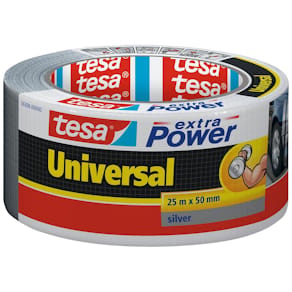 Vävtejp TESA Silver Universal, 50mm x 25m