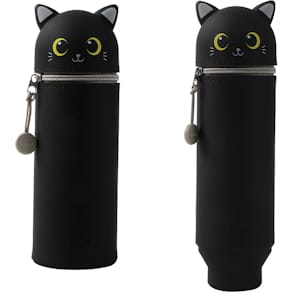 Federmäppchen ITOTAL Cats, schwarz, Silikon