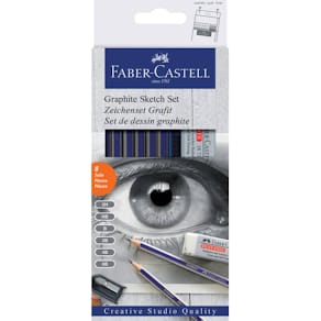 Skizzenset Faber-Castell Goldfaber, 8-teilig, Graphite