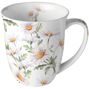 Kaffeebecher AMBIENTE Schöne Gänseblümchen, 0,4 l