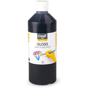Glansfärg CREALL Gloss 500ml svart