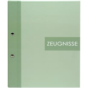Zeugnismappe GOLDBUCH Zweiklang, A4, matcha