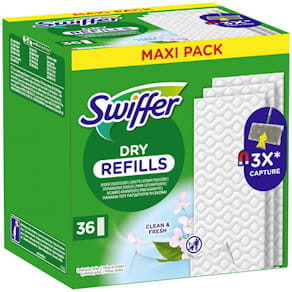 Boden-Staubtücher Swiffer Dry Clean & Fresh, trocken, 36 Stück