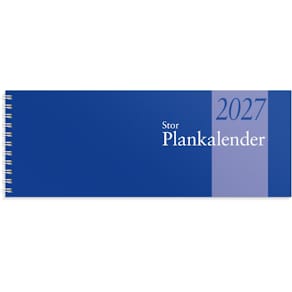Stor Plankalender 2027 spiralbunden