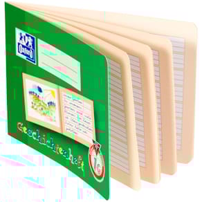 Anfängerheft Oxford, A5 quer, 16 Blatt, Lin 1G