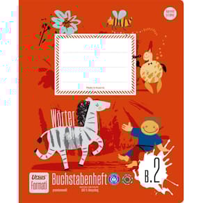 Buchstabenheft Ursus Formati, Quart, 14 Blatt, weiß