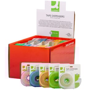 Klebeband Q-CONNECT 19 mm 33 m + Abroller