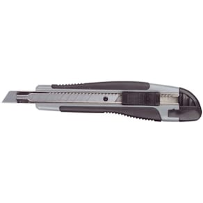 Hobbykniv BNT Soft-Cut Luxury 9 mm, sort/grå, 24 stk
