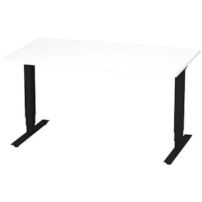 Bord höj/sänk Pro 1400x800 vit/svart