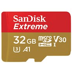 SanDisk Extreme - Flash-minneskort - 32 GB - A1 / Video Class