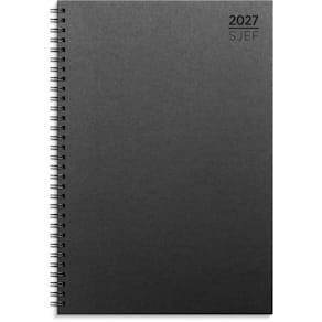 Sjefskalender GRIEG A4 spiral 2027 sort