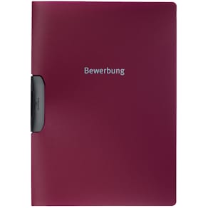 Bewerbungsmappe Durable DURASWING® JOB, A4, dunkelrot