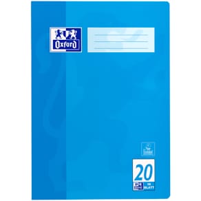 Schulheft Oxford Optik Paper, A4, 16 Blatt, Lineatur 20, blanko