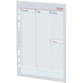 Kalendarium BSB Ersatzkalendarium A5, 1W 2S, 2026, 6-fach Lochung