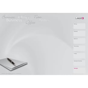 Schreibunterlagenblock Landré, A2, 20 Blatt