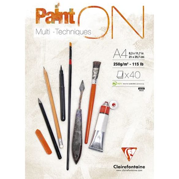 Tegnepapir A4 250g 40ark