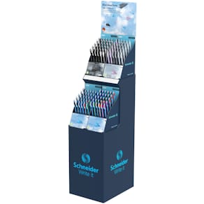 Bodendisplay Schneider Slider Tower 2026, 120 St.