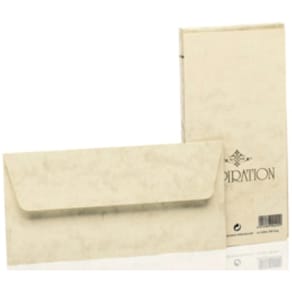 Briefhülle Rössler Inspiration, DL, SF, 20 St, chamois marmoriert