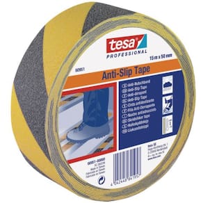 Halkskyddstejp TESA 50mmx15m gul/svart