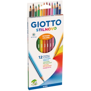 Farbstifte Giotto Stilnovo, 12 St., sortiert