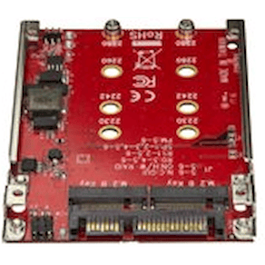 StarTech.com Dual-Slot M.2-enhet till SATA-adapter för 2,5"