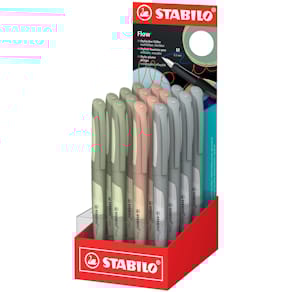 Füllhalter STABILO Flow, M, sortiert